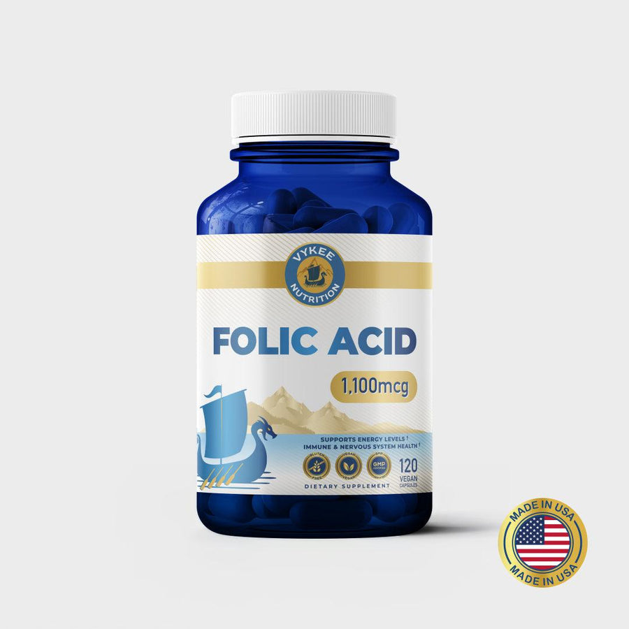 Folic Acid Capsules bottle