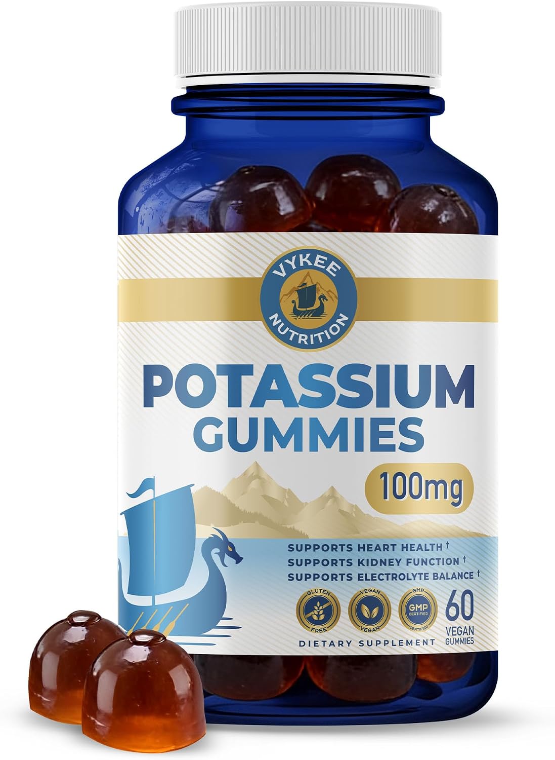 Vykee Potassium Gummies, Amazon listing photo 1