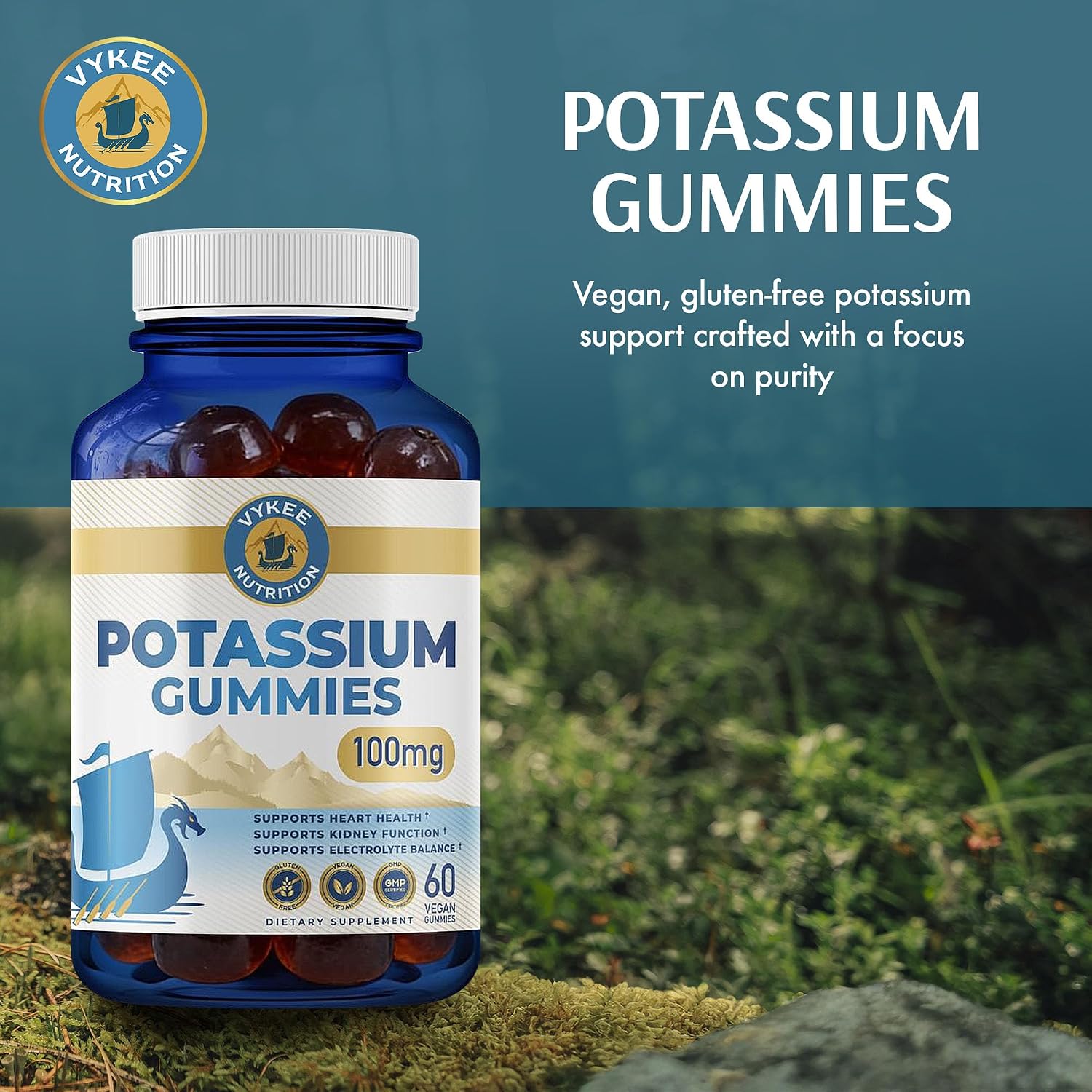 Vykee Potassium Gummies, Amazon listing photo 2